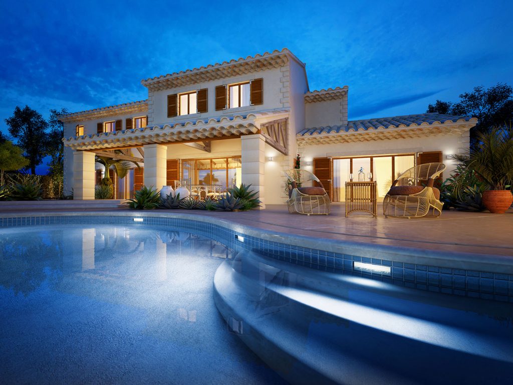 Mediterraner Stil Villa Hausbau ZEMAX